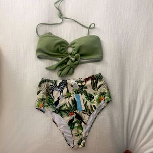 Cupshe high waist 2 piece